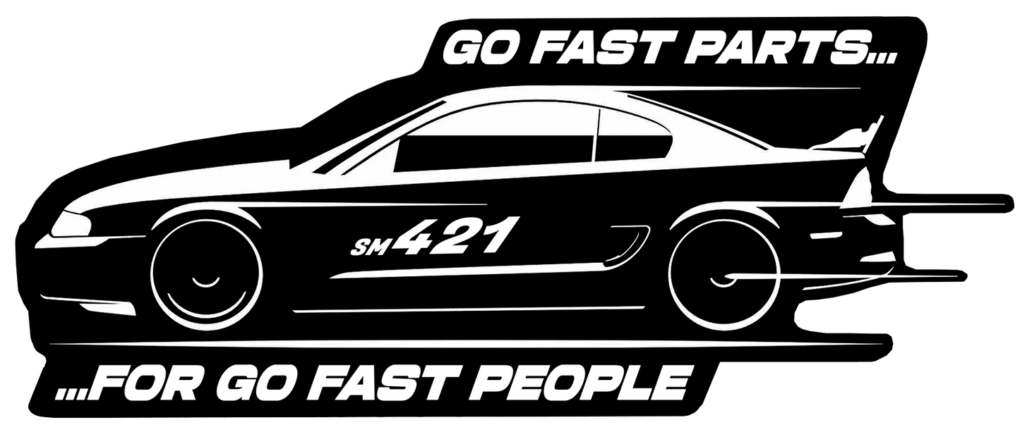 "Go Fast Parts" SN95 Silhouette Sticker
