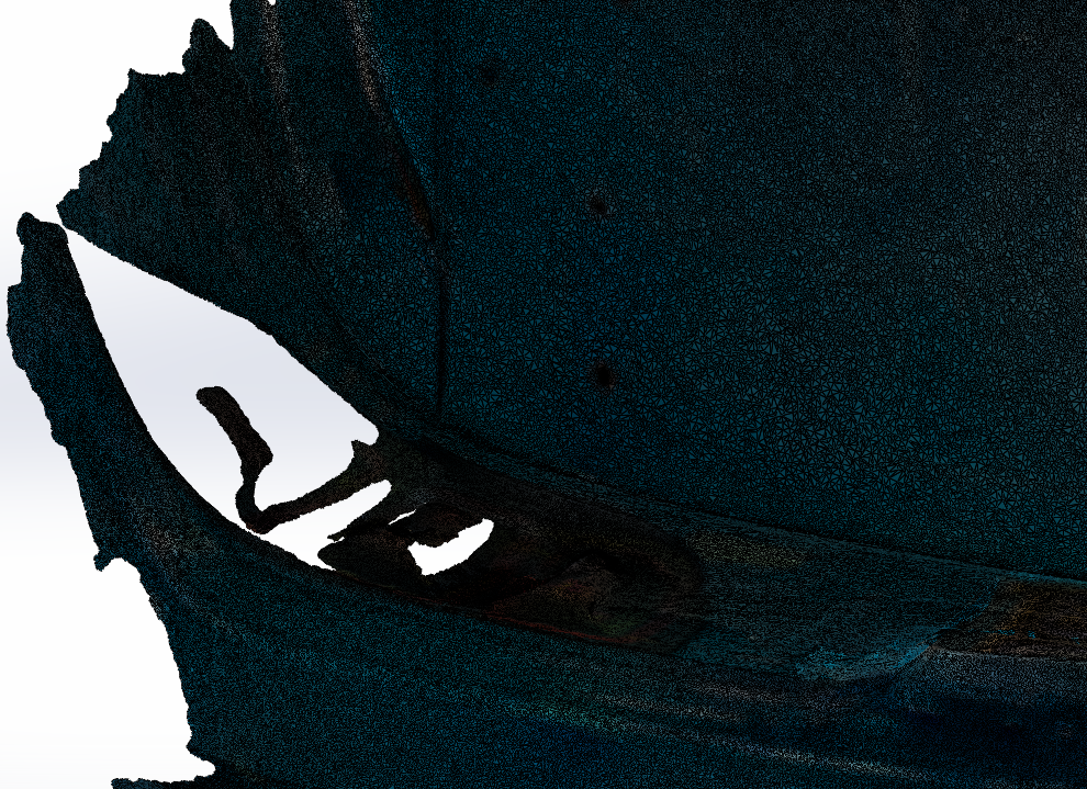 3D Scan of 94-98 Mustang Rear Fascia (Digital File)