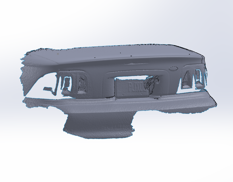 3D Scan of 94-98 Mustang Rear Fascia (Digital File)