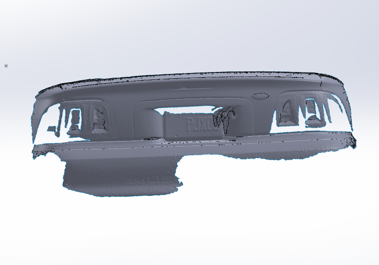 3D Scan of 94-98 Mustang Rear Fascia (Digital File)