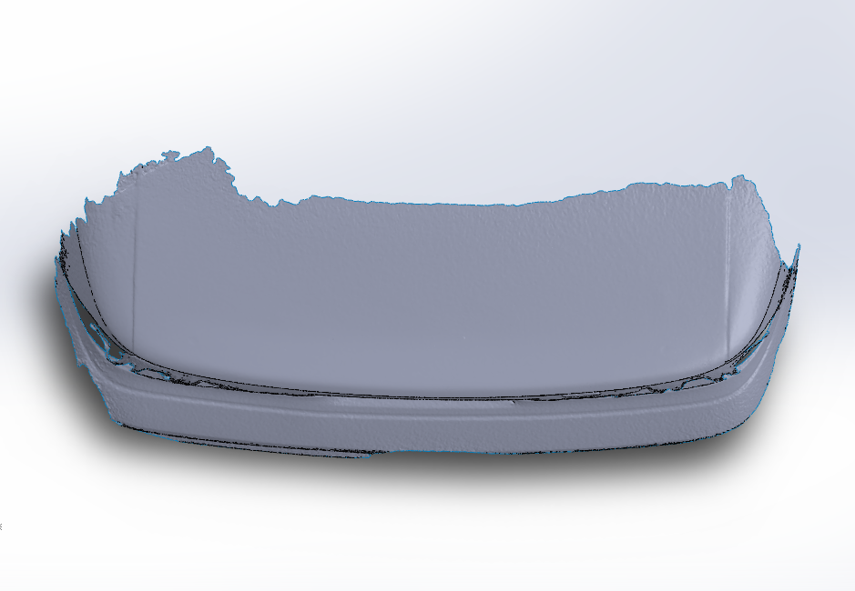3D Scan of 94-98 Mustang Rear Fascia (Digital File)