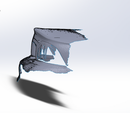 3D Scan of 94-98 Mustang Rear Fascia (Digital File)