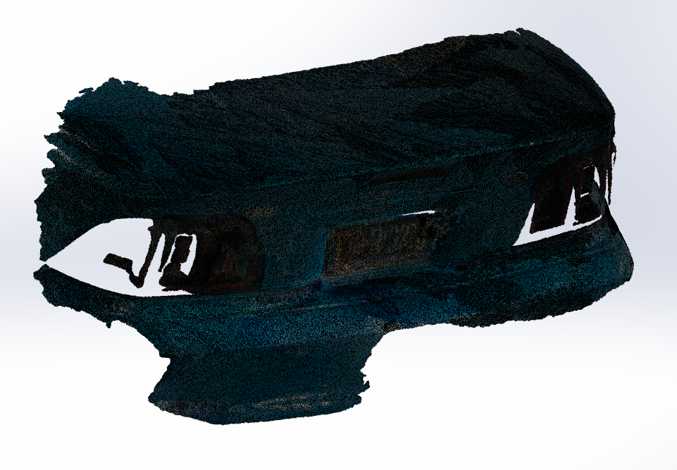 3D Scan of 94-98 Mustang Rear Fascia (Digital File)